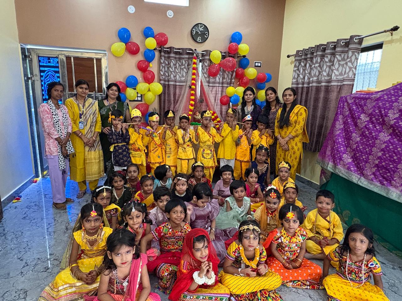 Flag Hoisting Ceremony at Mind Tree Public School